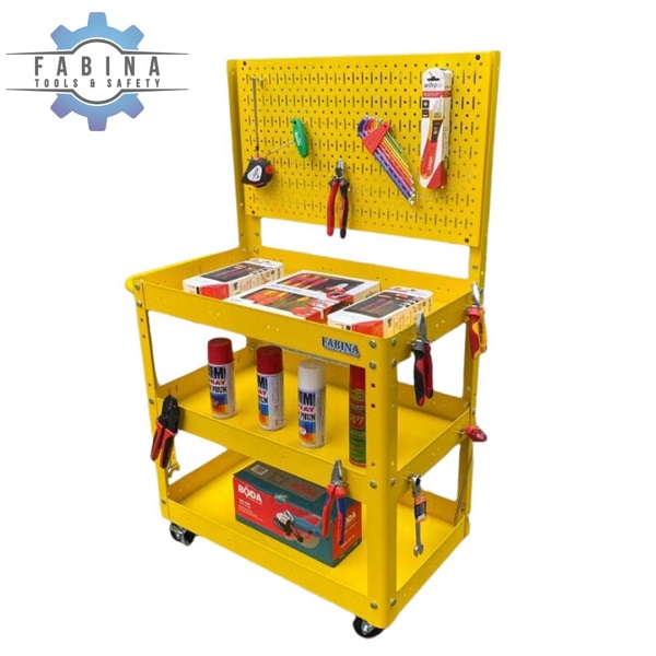 Kệ Đa Năng Có Bánh Xe & Vách Lưới Fabina - Giải Pháp Lưu Trữ Mọi Không Gian